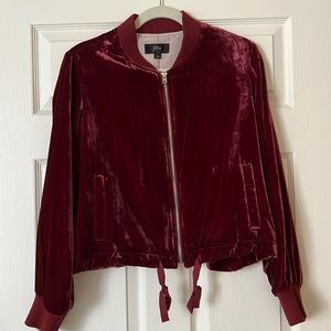 J. Crew Red Bomber Jacket
